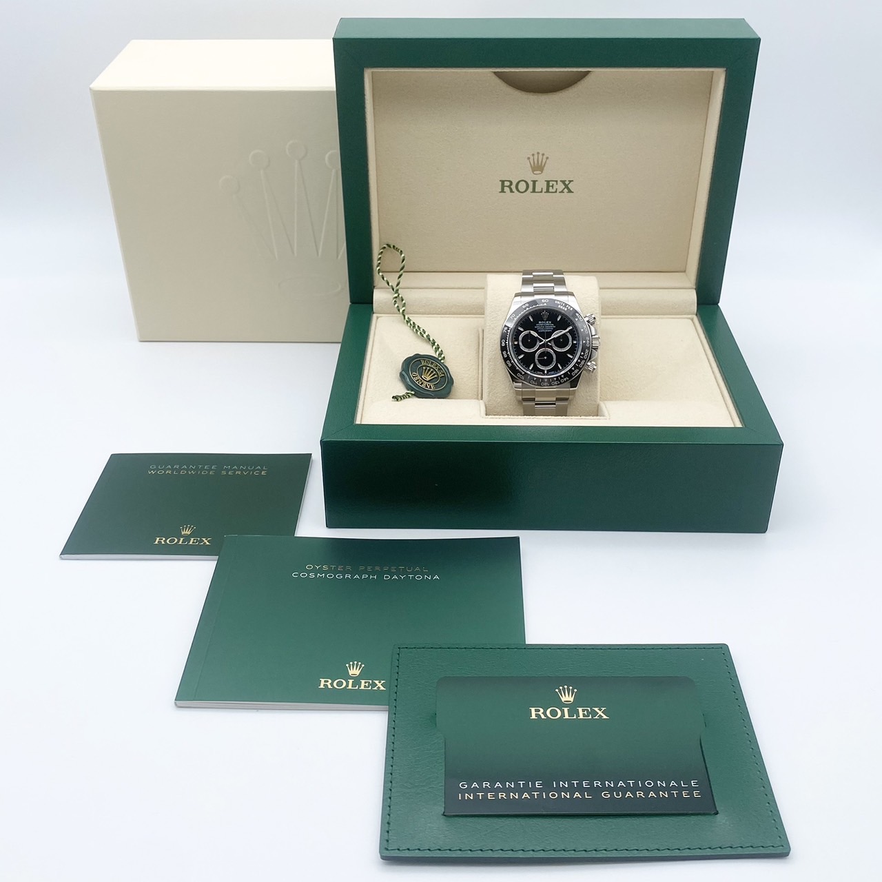 rolex 126500 デイトナ　コマ 正規品美品　オイスターブレス　2個 ロレックス デイトナ 126500LN ブラック ステンレススチール