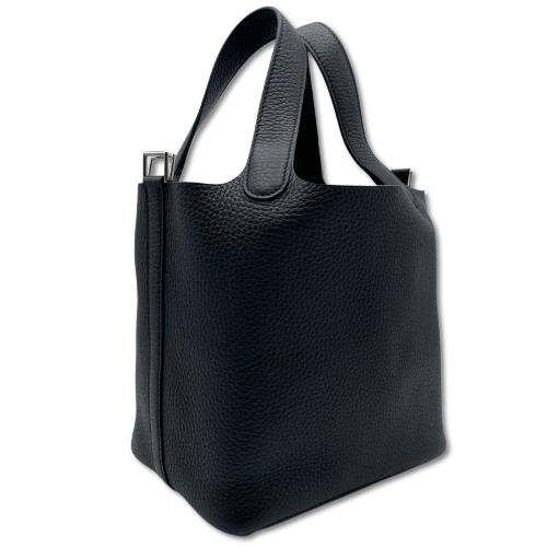 エルメス ピコタンロック PM ノワール トリヨンクレマンス シルバー金具 W刻印