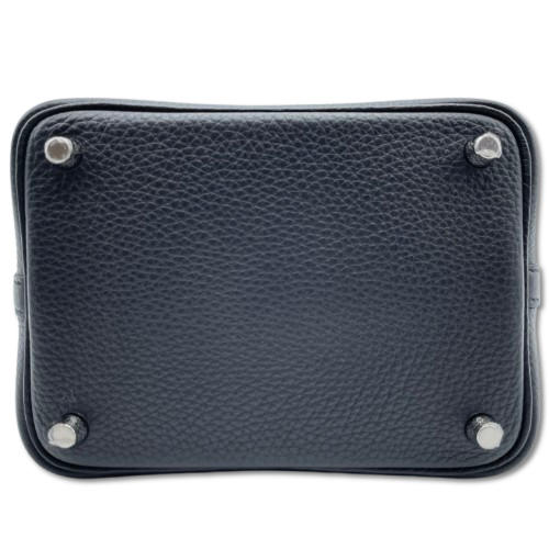 エルメス ピコタンロック PM ノワール トリヨンクレマンス シルバー金具 W刻印