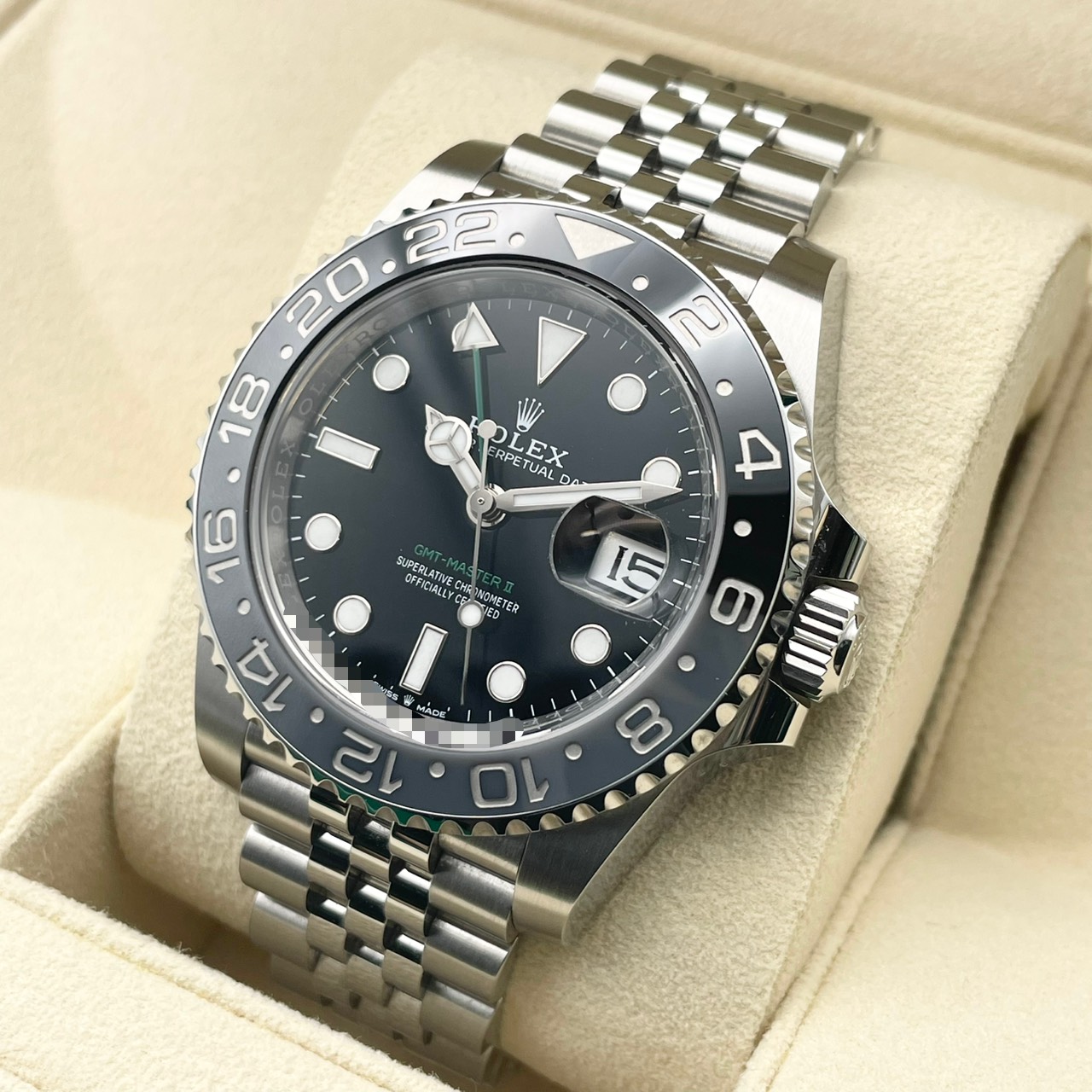 ロレックス GMTマスターII 126710GRNR ブラック ジュビリーブレスレット 40mm