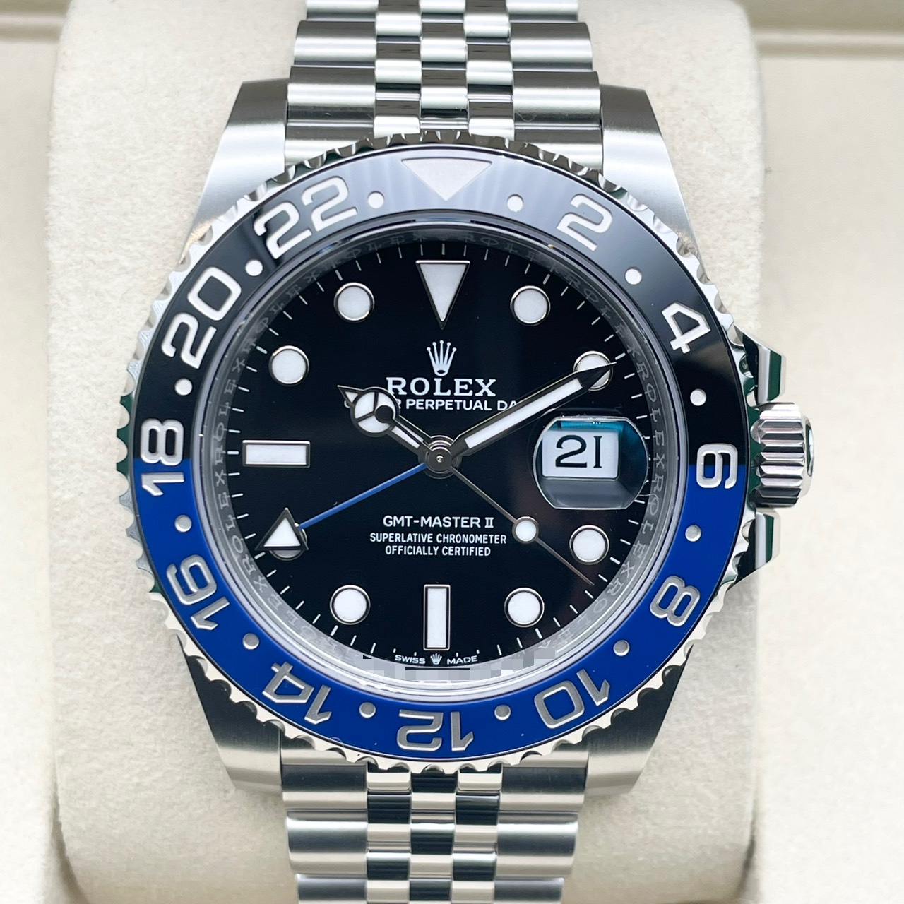 保証書日付2026年2月】ロレックス GMTマスターII 126710BLNR