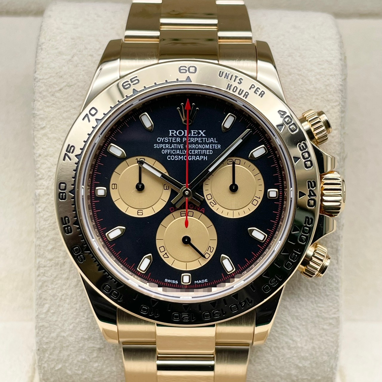 ロレックス デイトナ 116508 ブラック・シャンパン オイスターブレスレット 40mm