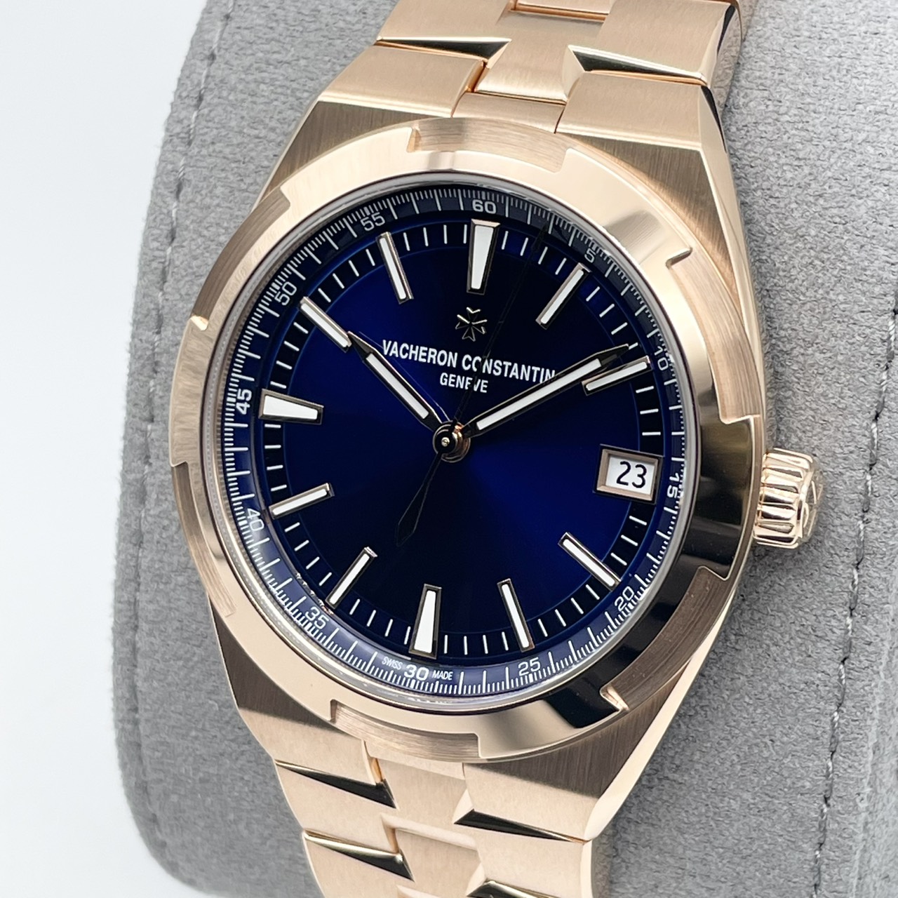 ヴァシュロンコンスタンタン オーヴァーシーズ 4520V/210R-B705 ブルー ピンクゴールド 41mm
