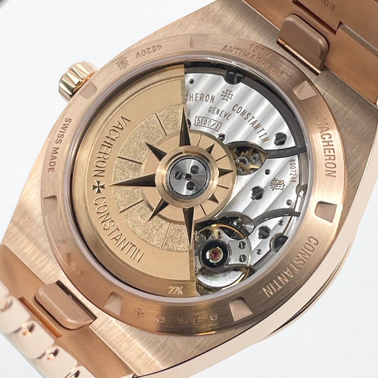 ヴァシュロンコンスタンタン オーヴァーシーズ 4520V/210R-B705 ブルー ピンクゴールド 41mm