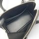 エルメス ボリード 1923 ミニ ノワール シェーブル シルバー金具 K刻印