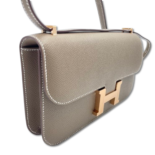 エルメス コンスタンスエラン 25 エトゥープ エプソン ローズゴールド