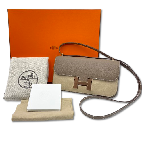 エルメス コンスタンスエラン 25 エトゥープ エプソン ローズゴールド