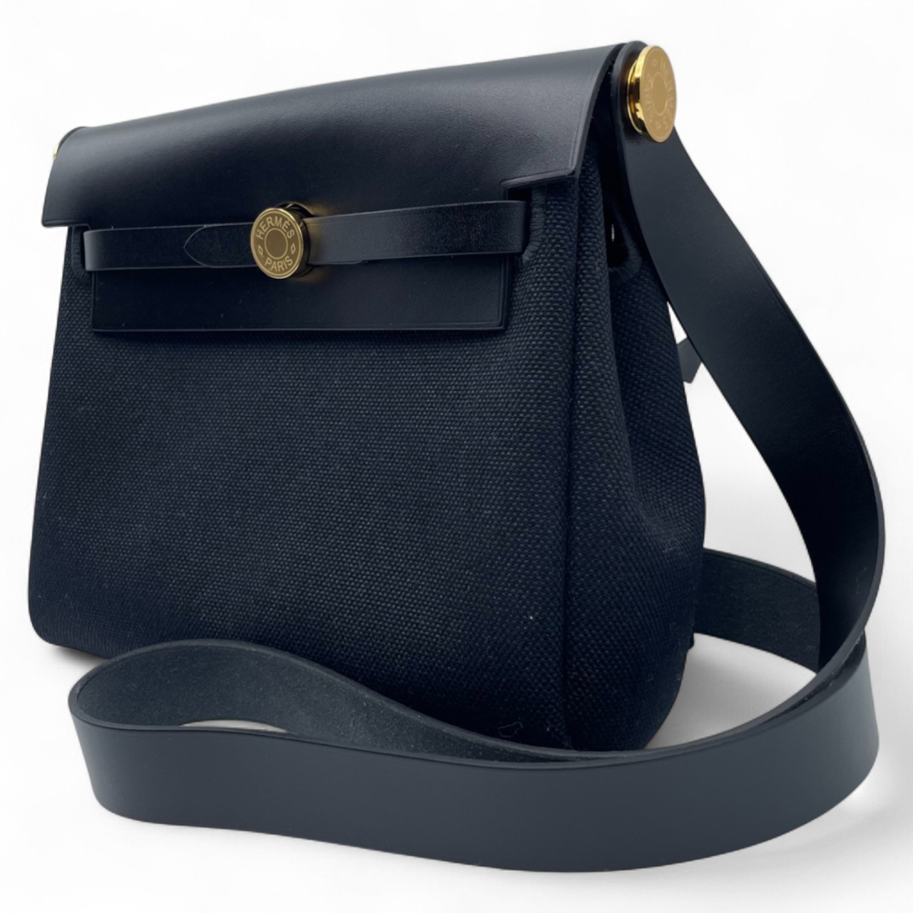 【最終価格】HERMES エルメス エールバッグミニ 20新品未使用 エルメス エールバッグ ジップ ミニ 20 ノワール トワルミリタリー