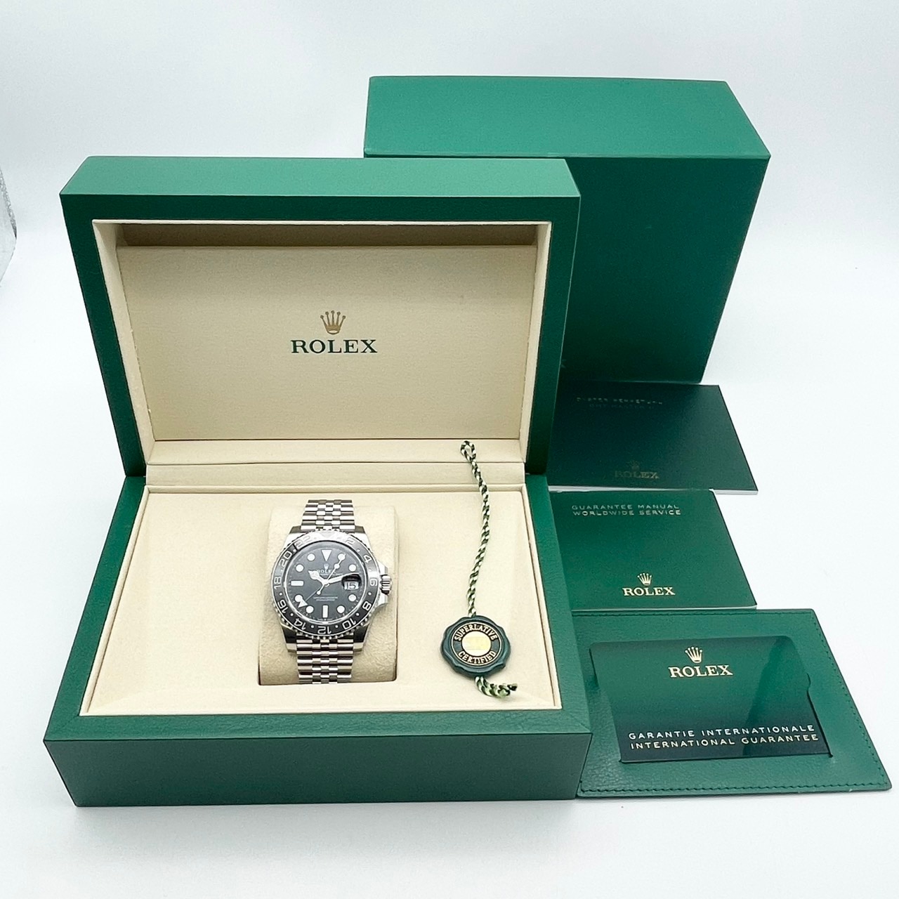 25年7月ギャラ！】ロレックス GMTマスターII 126710GRNR ブラック