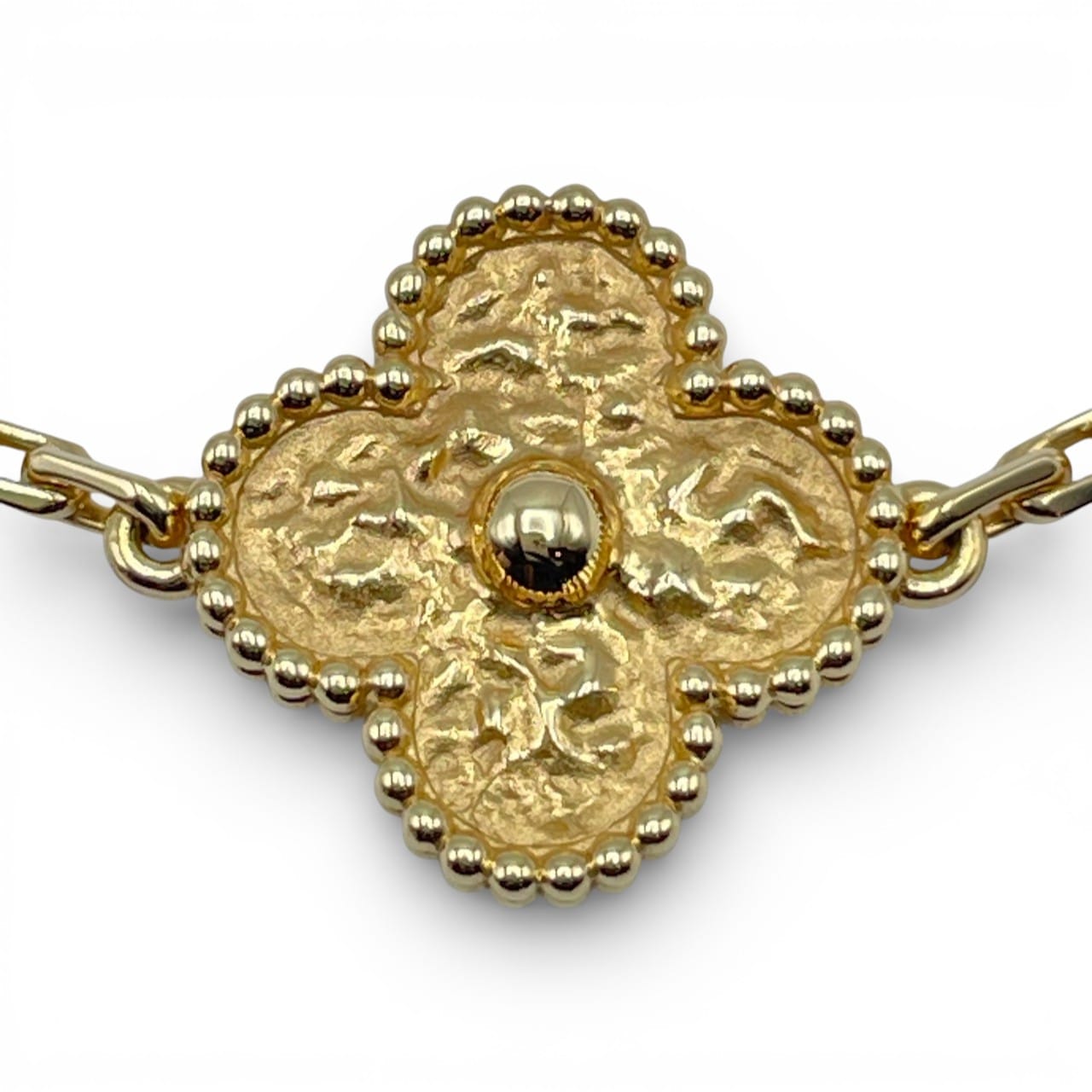 ヴァンクリーフ＆アーペル ヴィンテージアルハンブラ ブレスレット 5モチーフ VCARO1IE00 イエローゴールド 18K