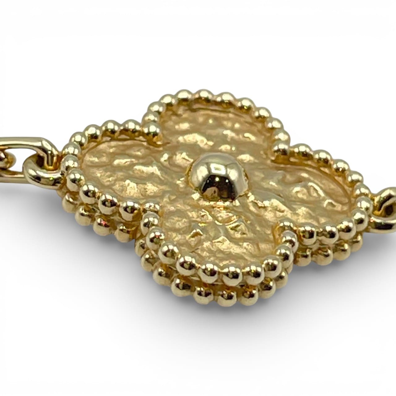 ヴァンクリーフ＆アーペル ヴィンテージアルハンブラ ブレスレット 5モチーフ VCARO1IE00 イエローゴールド 18K