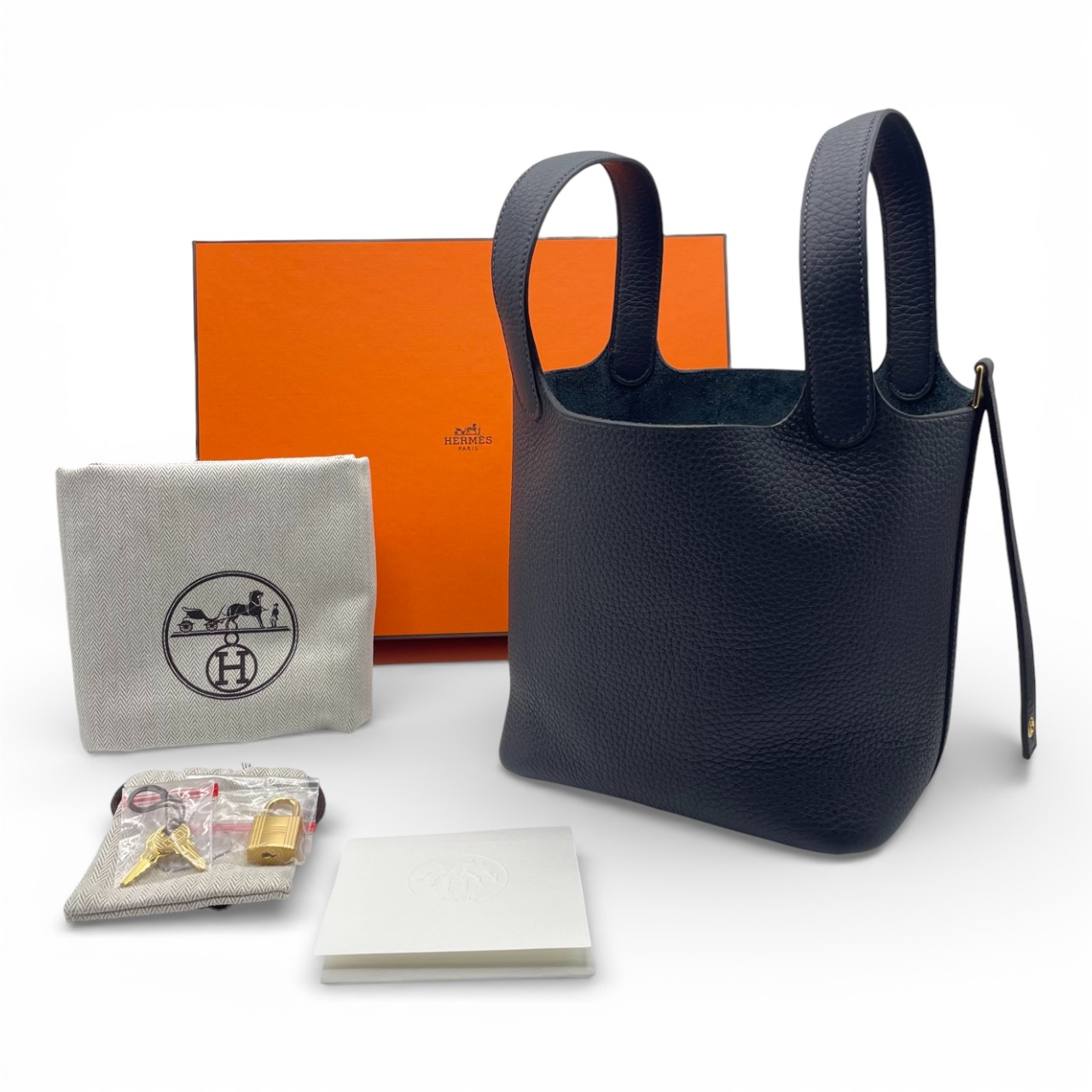 エルメス ピコタンロック PM キャバン トリヨンクレマンス ゴールド金具 K刻印