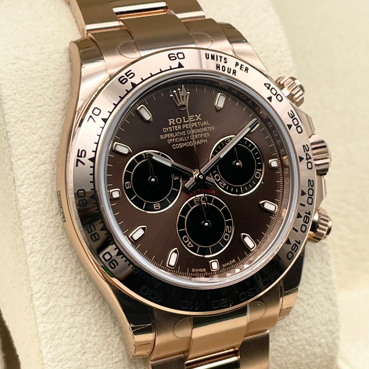 ロレックス デイトナ 116505 チョコレート・ブラック  エバーローズ ゴールド 40mm