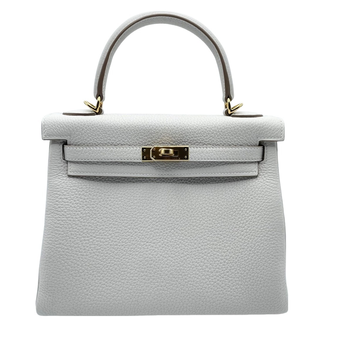 エルメス ケリー25 グリパール トゴ ゴールド金具 B刻印