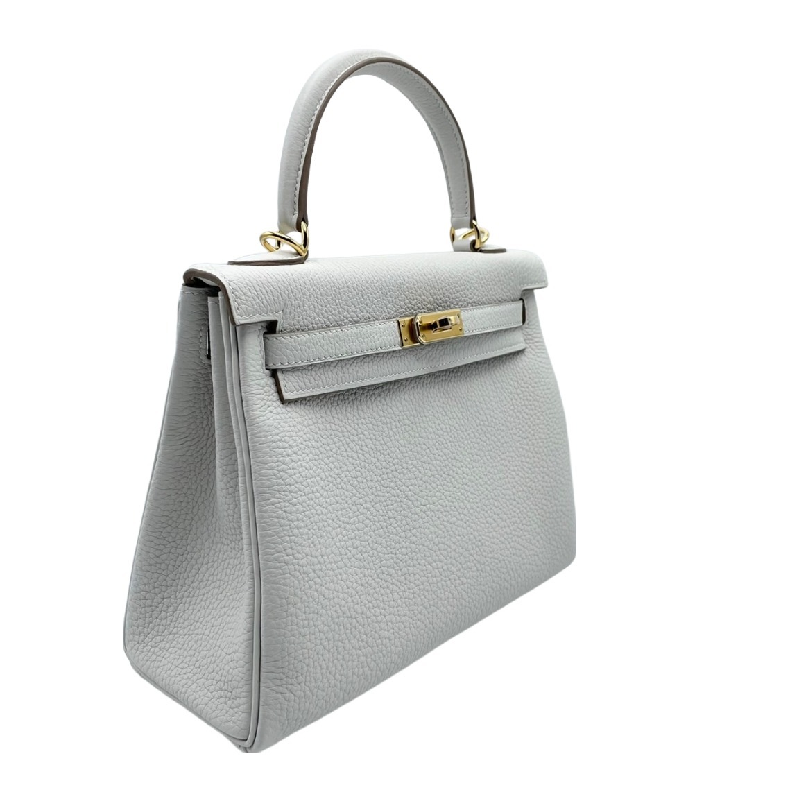 エルメス ケリー25 グリパール トゴ ゴールド金具 B刻印