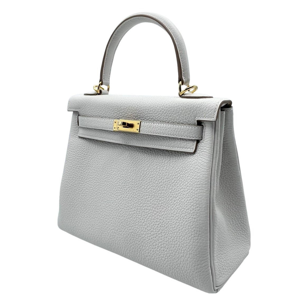 エルメス ケリー25 グリパール トゴ ゴールド金具 B刻印