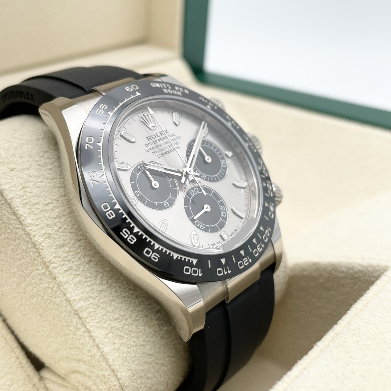 ROLEX デイトナ ブラック ステンレス Rolex Daytona 40mm Stainless Steel - Black Index Dial