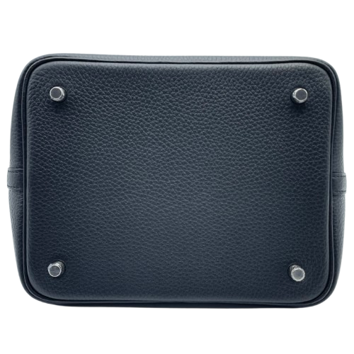 エルメス ピコタンロック MM ノワール トリヨンクレマンス シルバー金具 W刻印