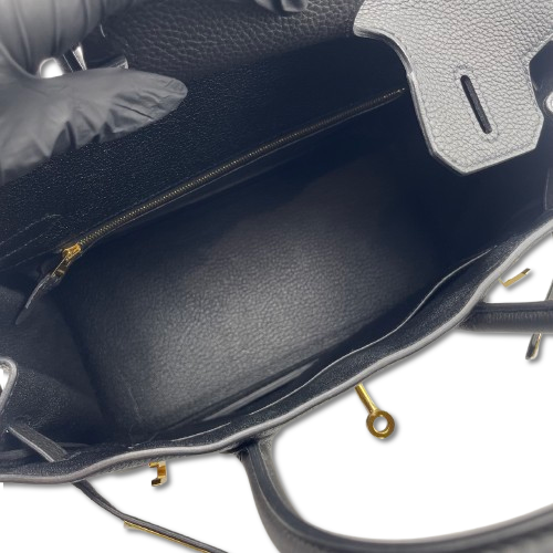 エルメス バーキン 30 ノワール トゴ ゴールド金具 R刻印