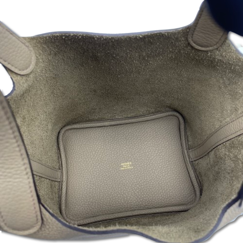 エルメス ピコタンロック PM ベージュマルファ トリヨンクレマンス ゴールド金具 K刻印