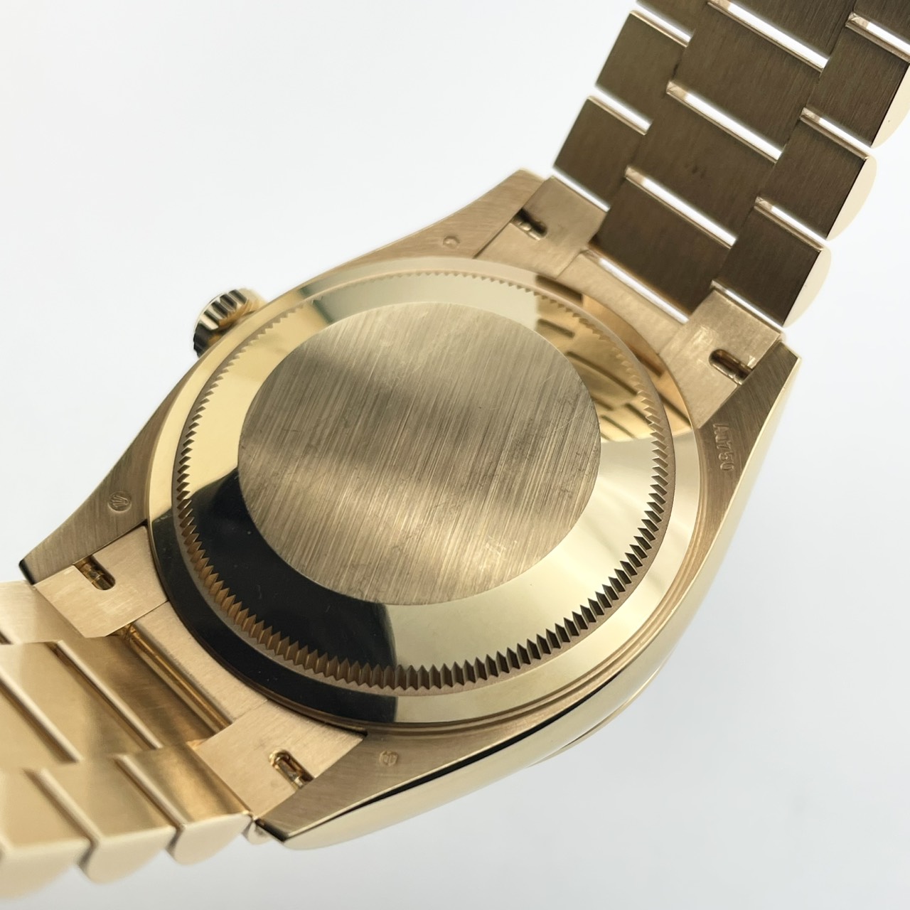 ロレックス デイデイト 128238A グリーンオンブレ 10Pダイヤ プレジデントブレスレット 36mm