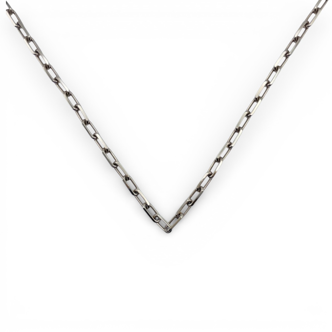 カルティエ サントス ドゥ カルティエ ネックレス B7224583 56cm ホワイトゴールド 18K