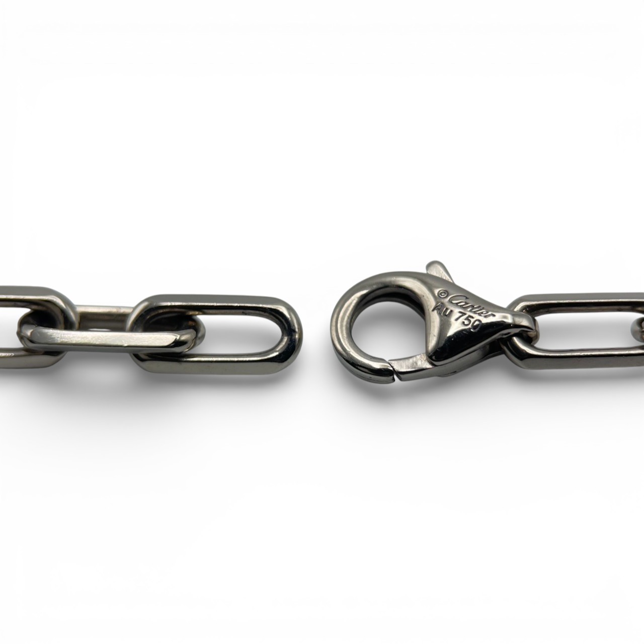 カルティエ サントス ドゥ カルティエ ネックレス B7224583 56cm ホワイトゴールド 18K