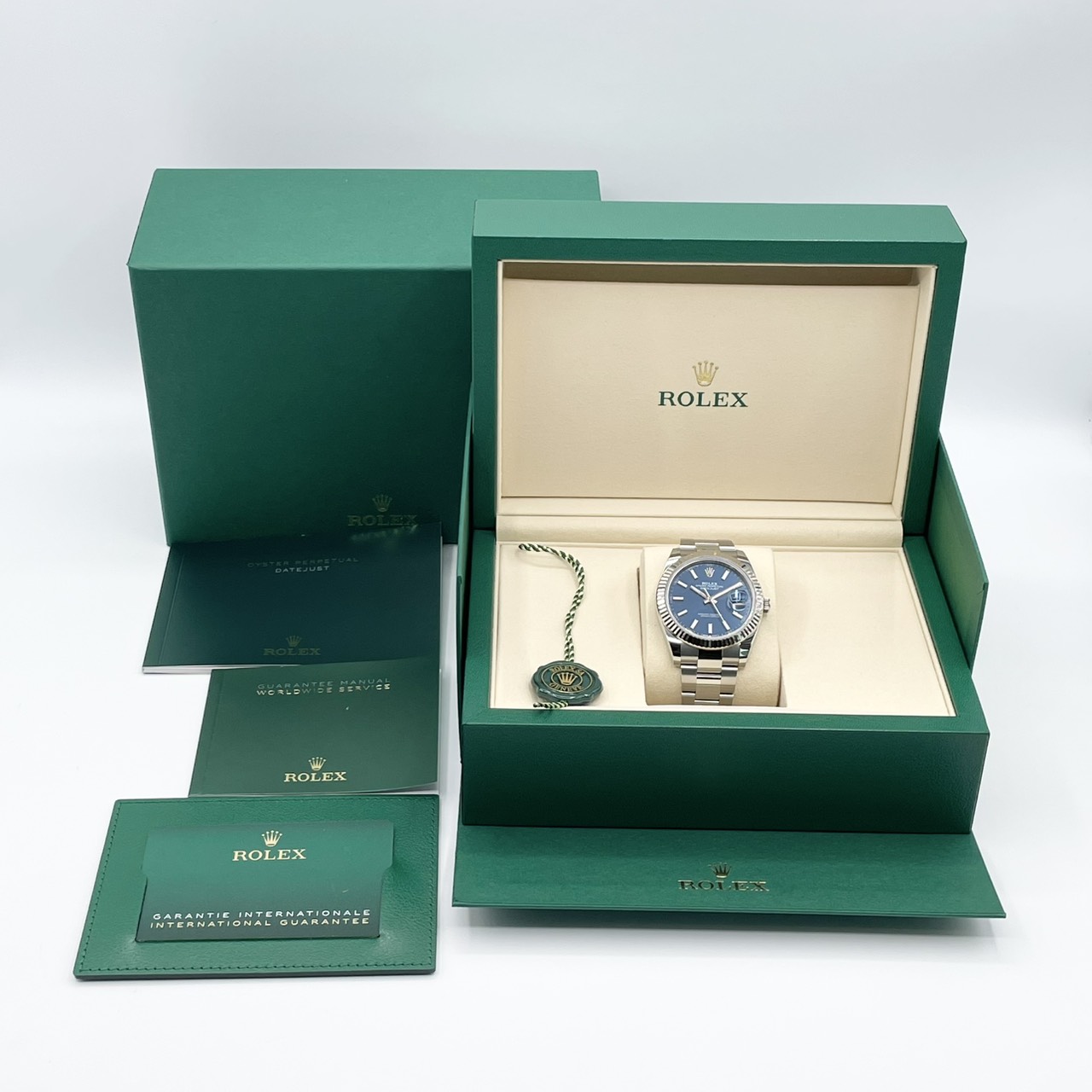 ロレックス デイトジャスト 126334  ブルー オイスターブレス 41mm