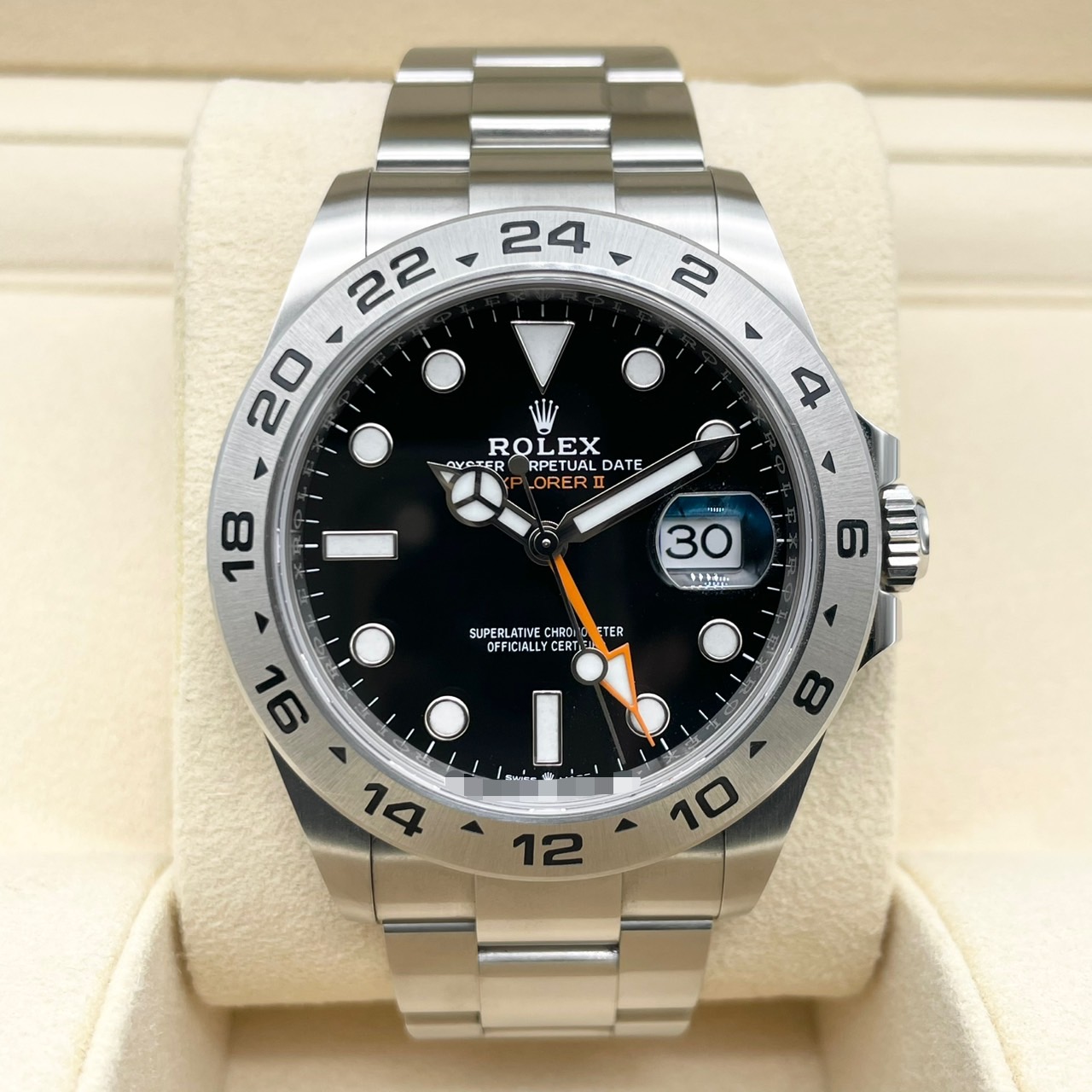 ロレックス エクスプローラーII 226570 オイスターブレスレット ブラック 42mm