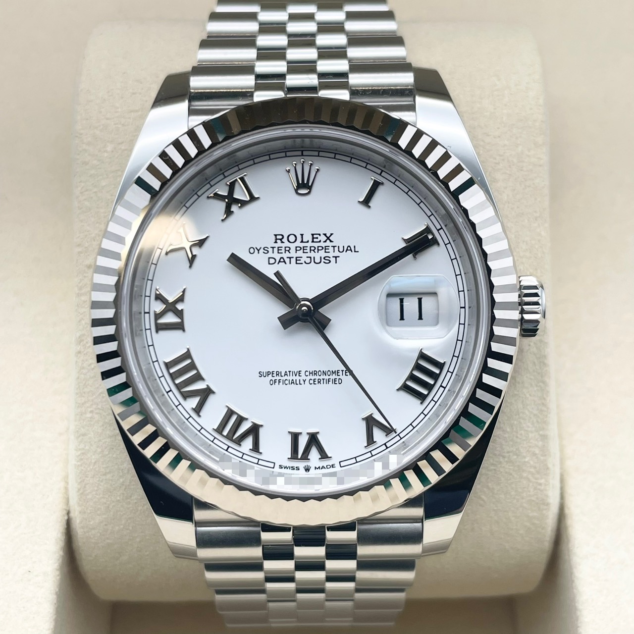 ロレックス デイトジャスト 126334 ホワイトローマ ジュビリーブレス 41mm