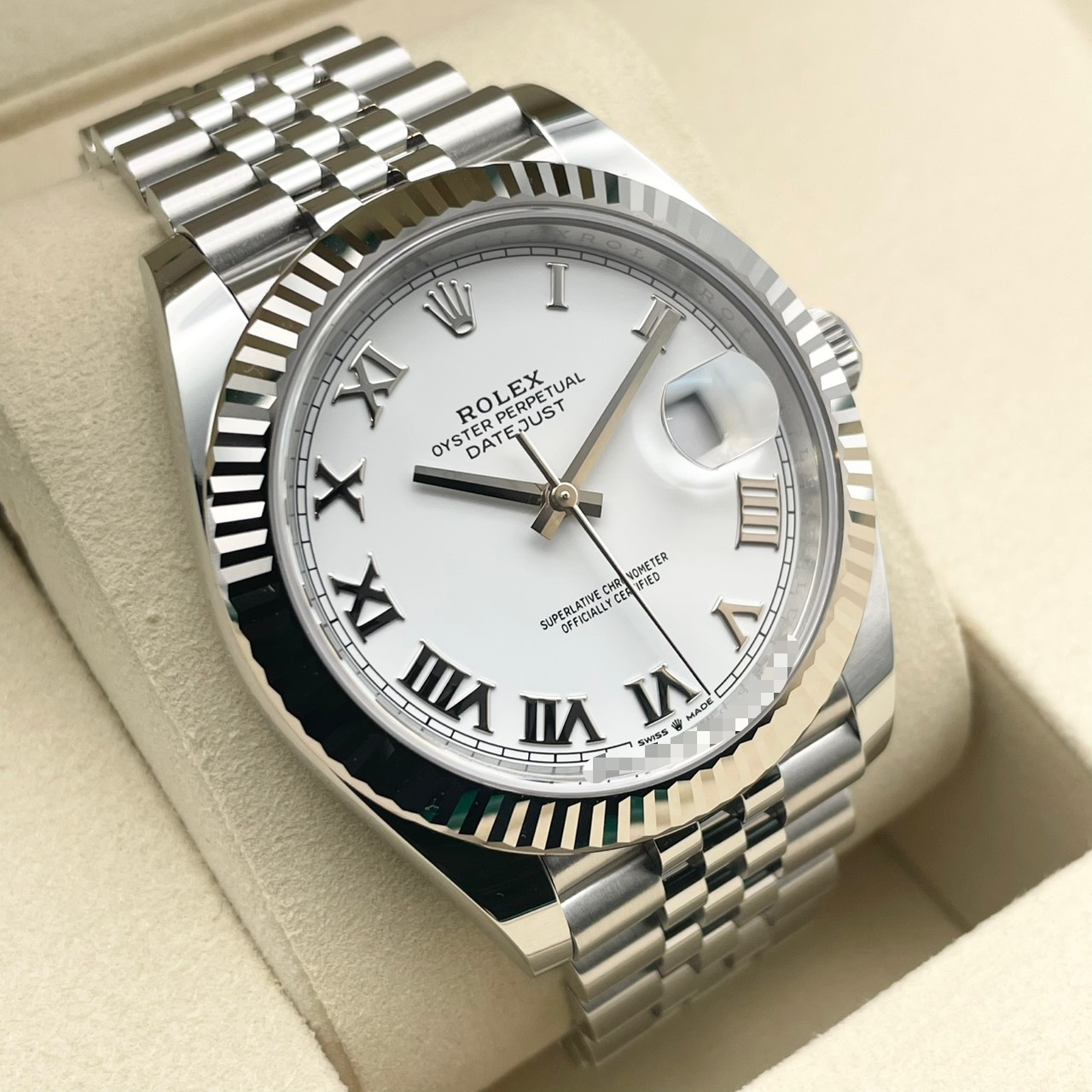 ロレックス デイトジャスト 126334 ホワイトローマ ジュビリーブレス 41mm