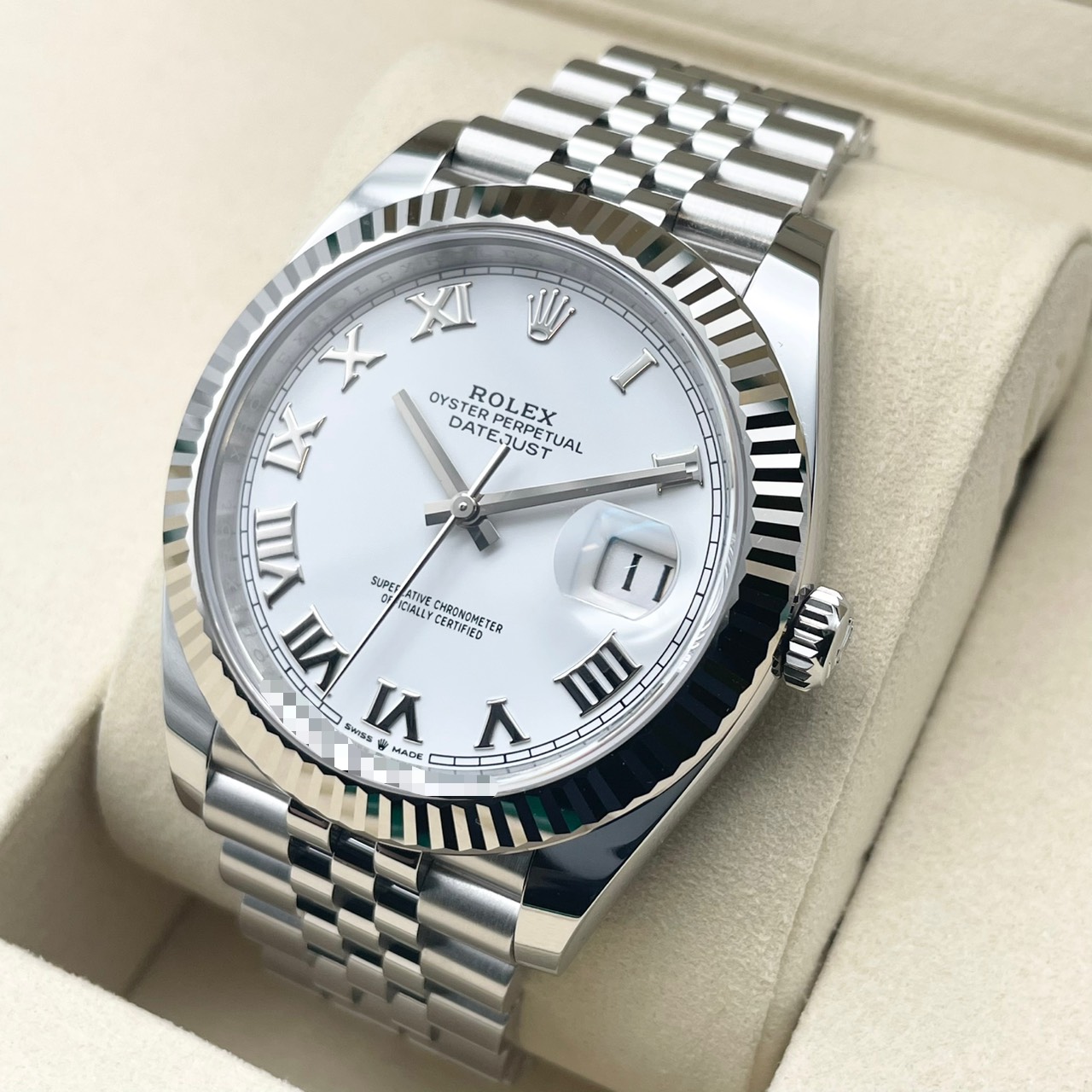 ロレックス デイトジャスト 126334 ホワイトローマ ジュビリーブレス 41mm