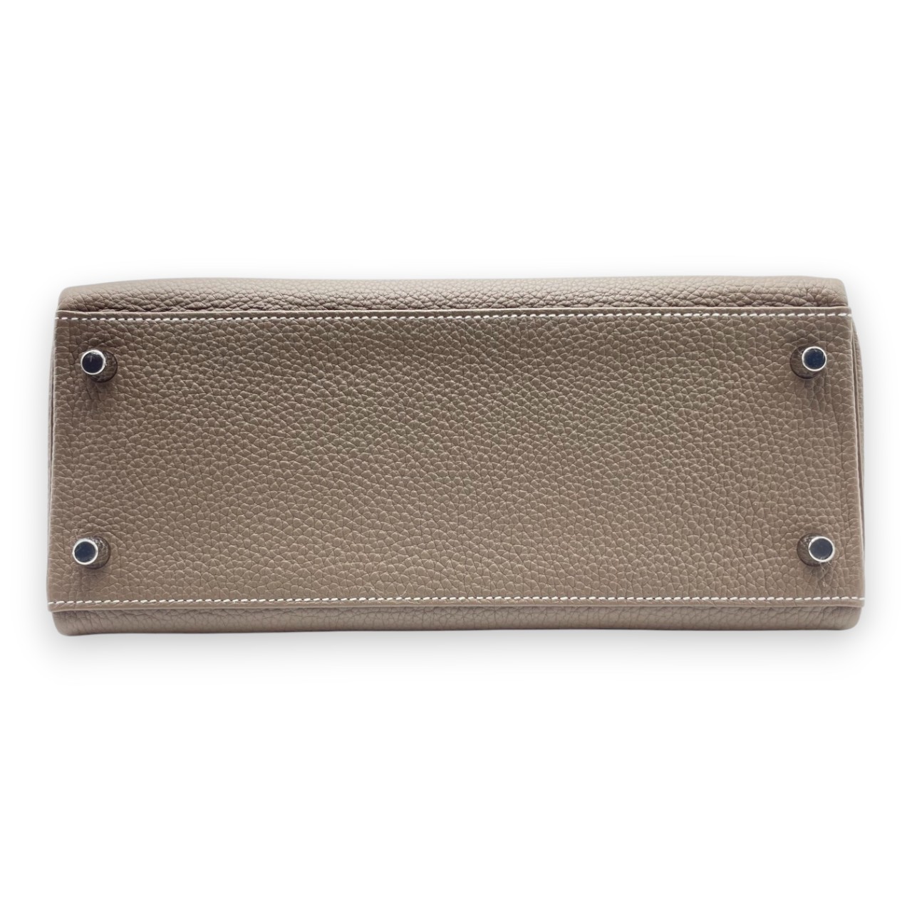 エルメス ケリー 28 エトゥープ トゴ シルバー金具 B刻印