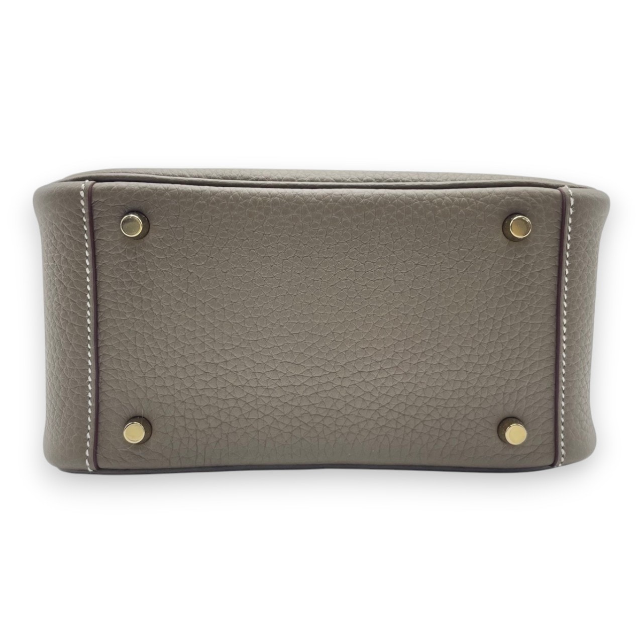 エルメス リンディミニ 20 エトゥープ トリヨンクレマンス ゴールド金具 K刻印