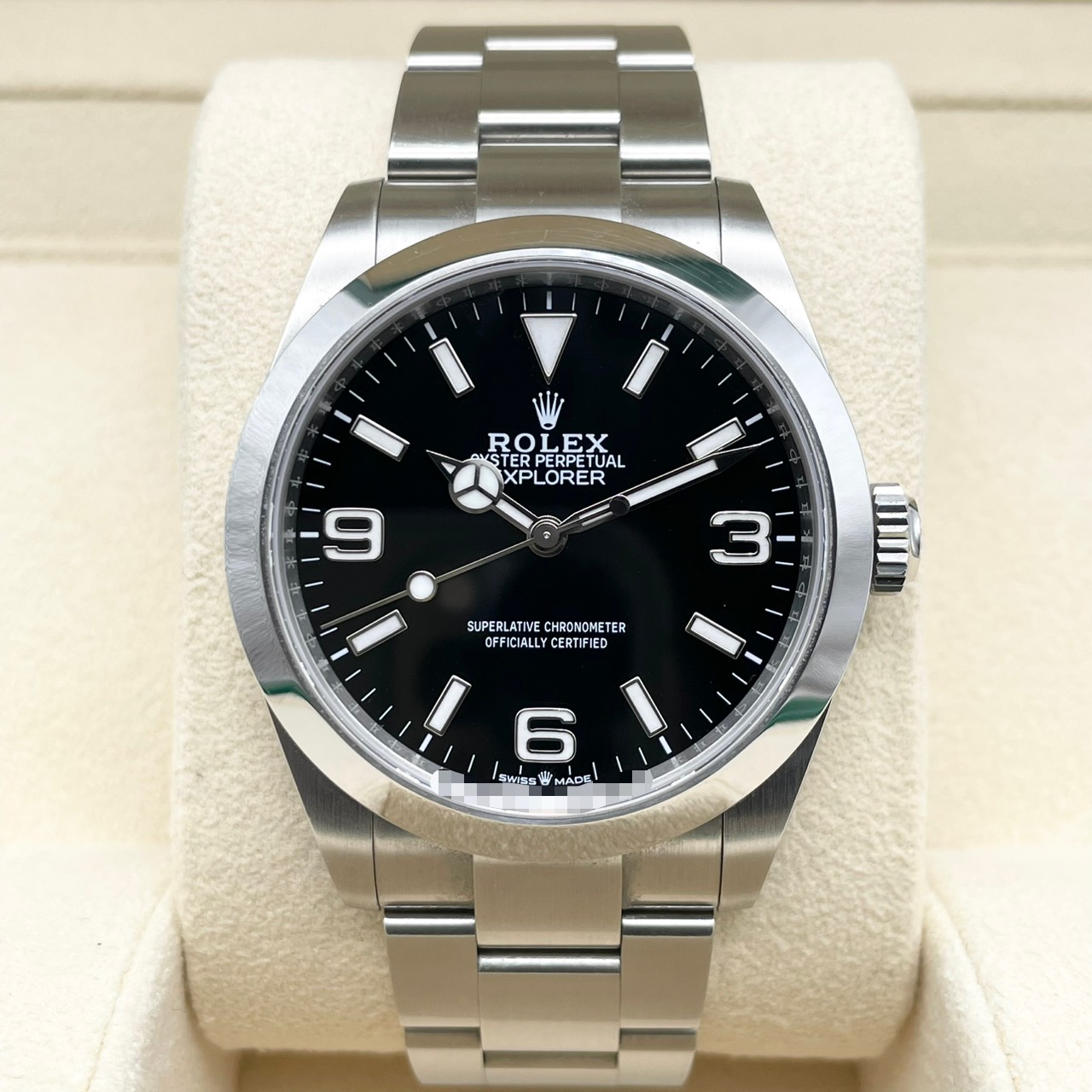 ロレックス エクスプローラー 224270 ブラック ステンレススチール 40mm
