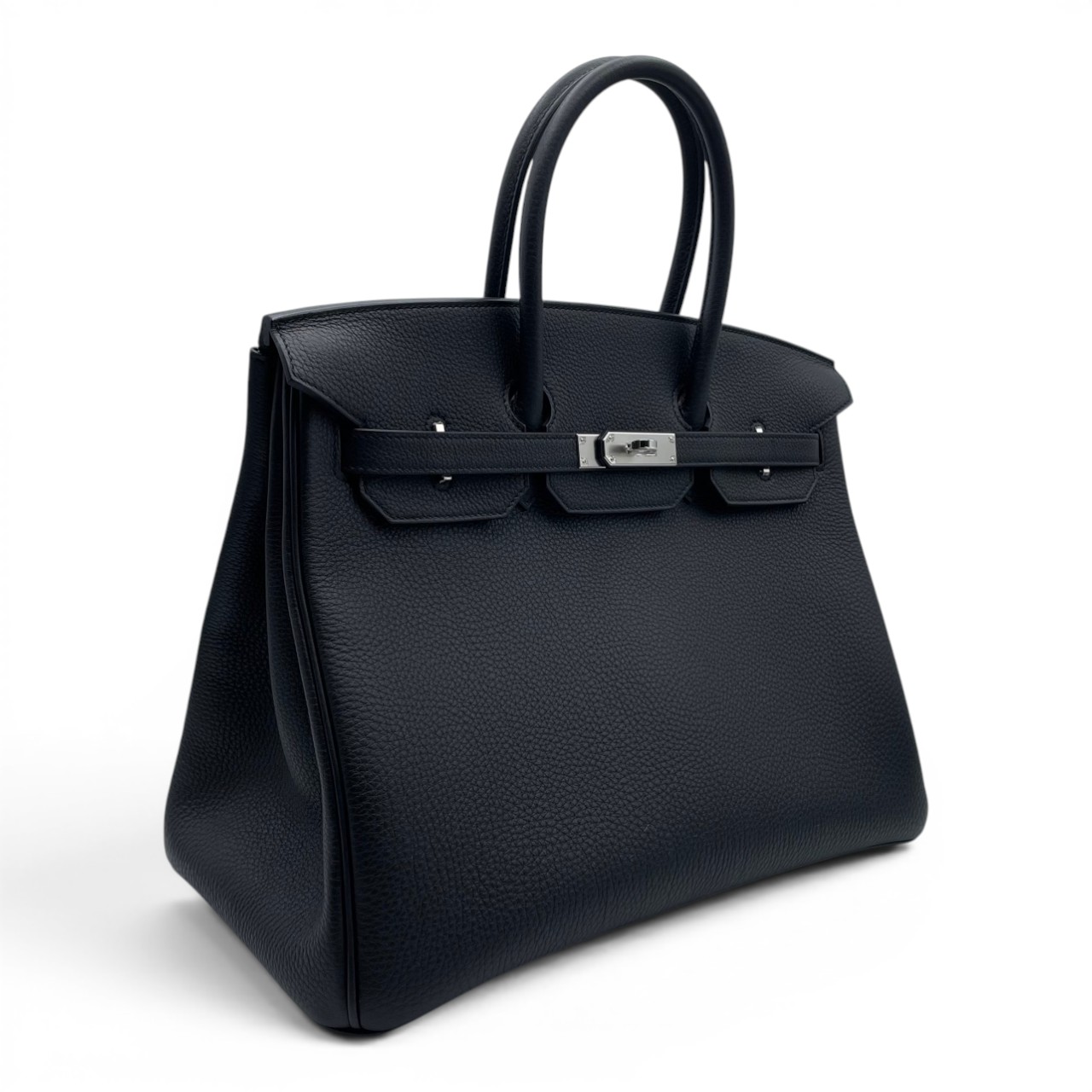 エルメス バーキン 35 ノワール トゴ シルバー金具 G刻印