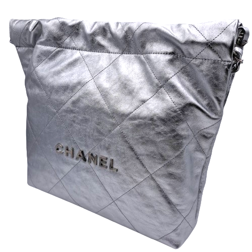CHANEL シャネル22 チェーンショルダー シルバー AS3260 - ブランド品
