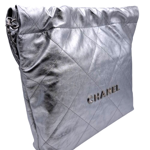 CHANEL シャネル22 チェーンショルダー シルバー AS3260 - ブランド品