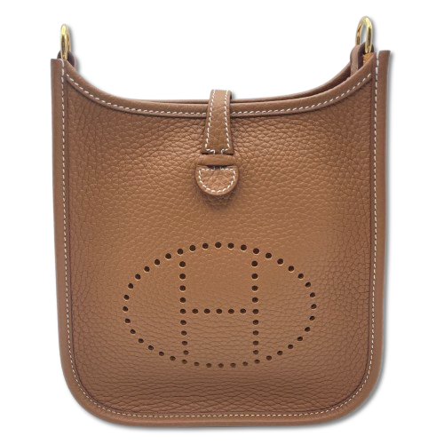 エルメス ミニエヴリン TPM ゴールド トリヨンクレマンス ゴールド金具 W刻印