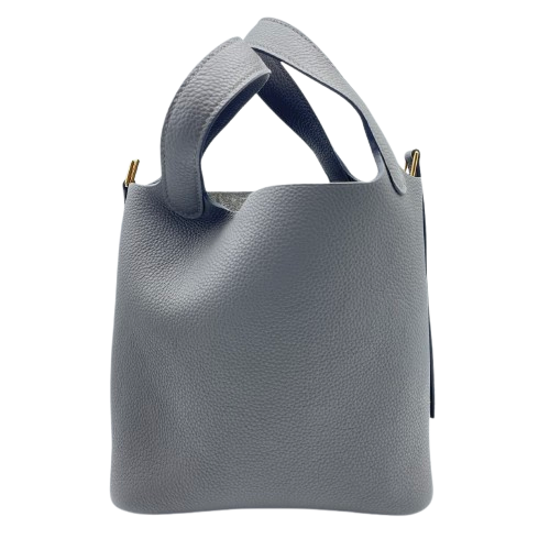 エルメス ピコタンロック PM グラファイト トリヨンモーリス ゴールド金具 B刻印