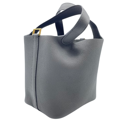 エルメス ピコタンロック PM グラファイト トリヨンモーリス ゴールド金具 B刻印