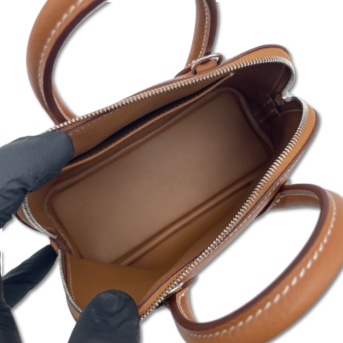 エルメス ボリード1923 ミニ ゴールド シェーブル シルバー金具 K刻印