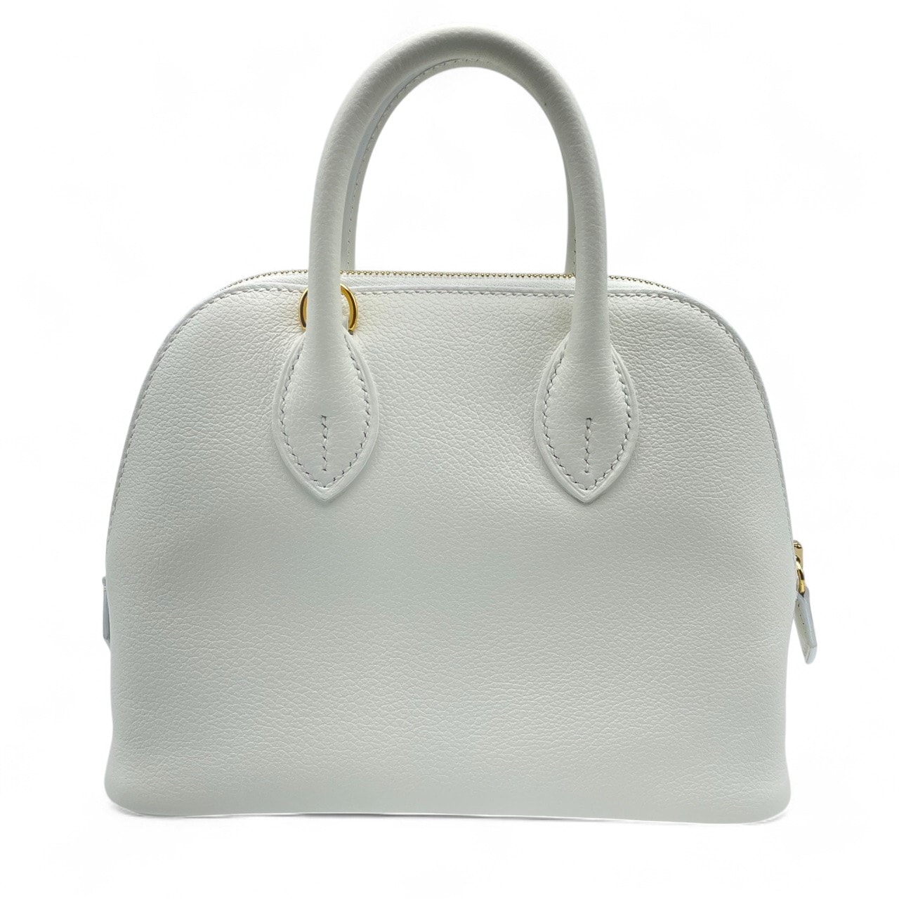 エルメス ボリード1923 ミニ ブラン シェーブル ゴールド金具 K刻印