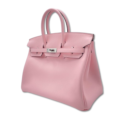 エルメス バーキン 25 ローズサクラ スイフト シルバー金具 K刻印