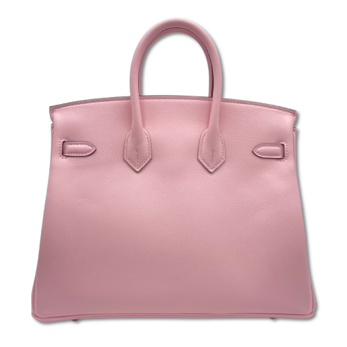 エルメス バーキン 25 ローズサクラ スイフト シルバー金具 K刻印