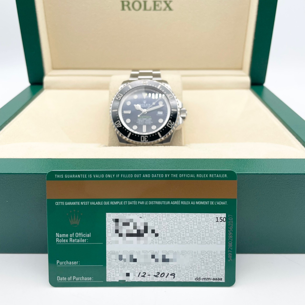 ロレックス シードゥエラー ディープシー 126660 Dブルー ステンレススチール 44ｍｍ　