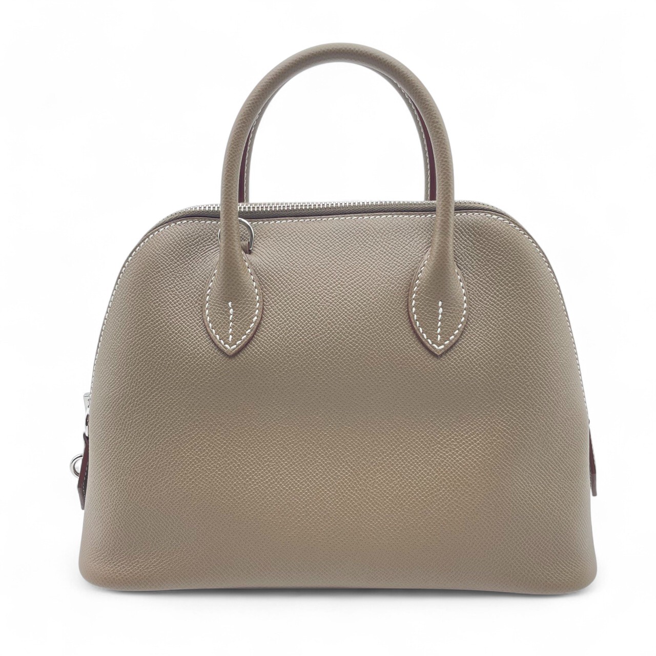 エルメス ボリード1923 25 エトゥープ エプソン シルバー金具 B刻印