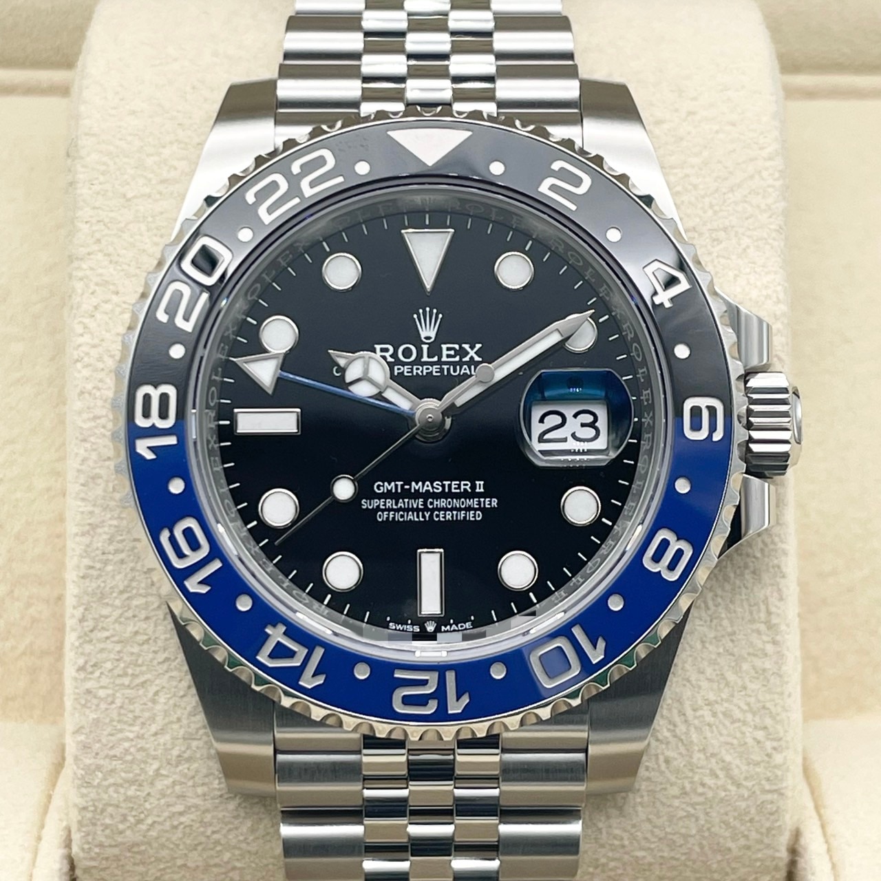 ロレックス GMTマスターII 126710BLNR バットマン ジュビリーブレス 40mm