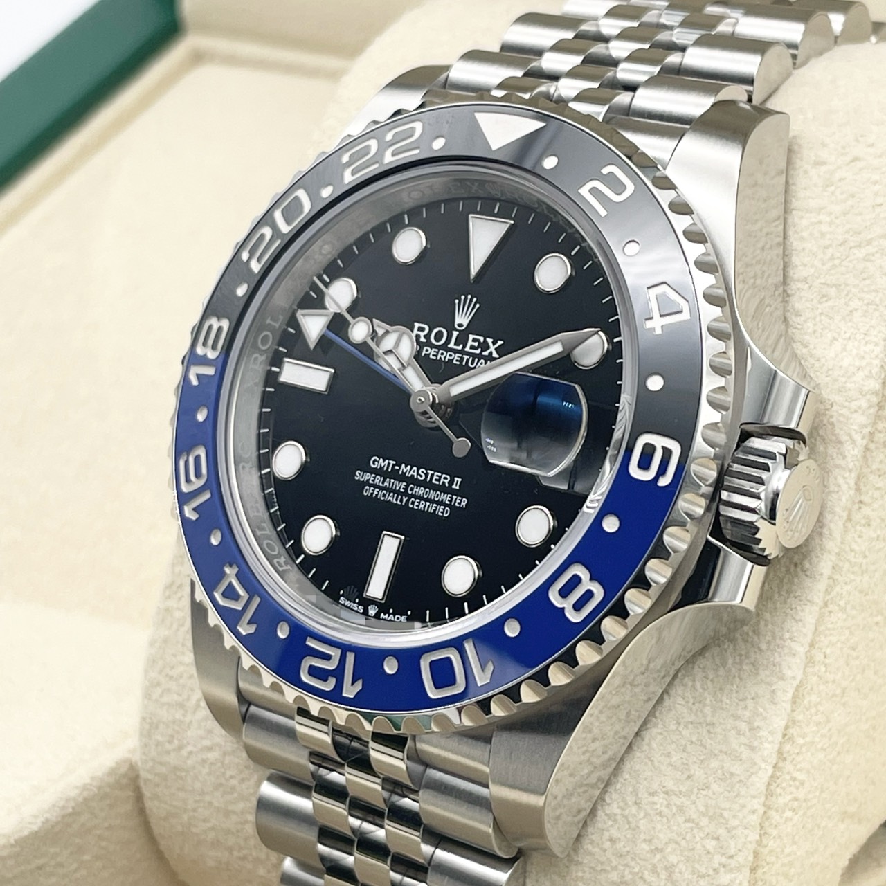 ロレックス GMTマスターII 126710BLNR バットマン ジュビリーブレス 40mm