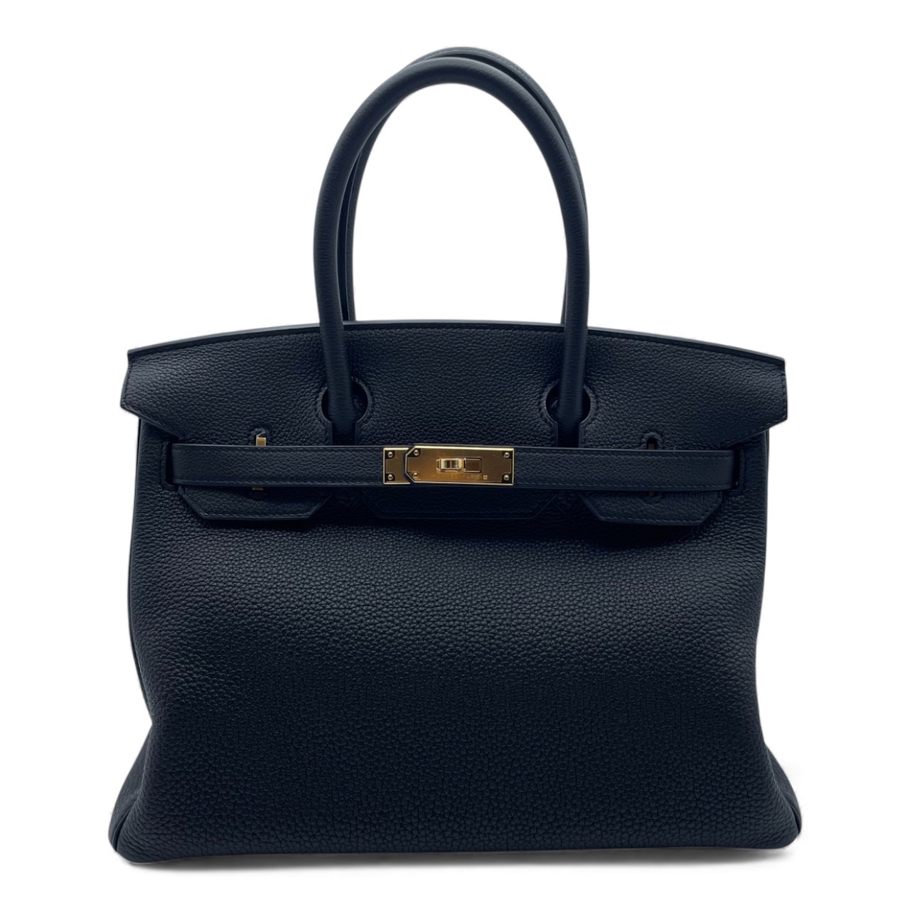 エルメス バーキン 30 ノワール トゴ ゴールド金具 W刻印